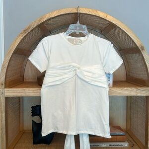 By Efrain Mogollon white organza top